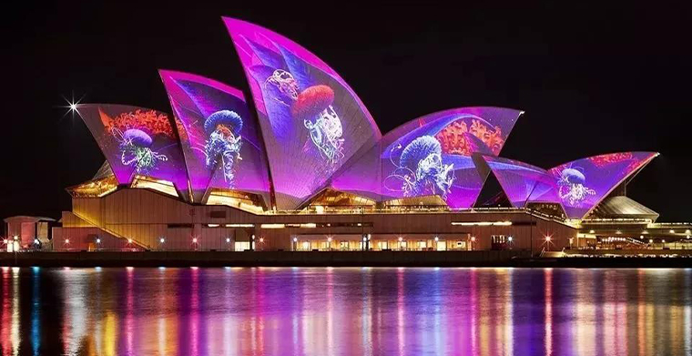 壮丽的灯光，多样的音乐，绝妙的创意， ?悉尼灯光音乐节惊艳亮相